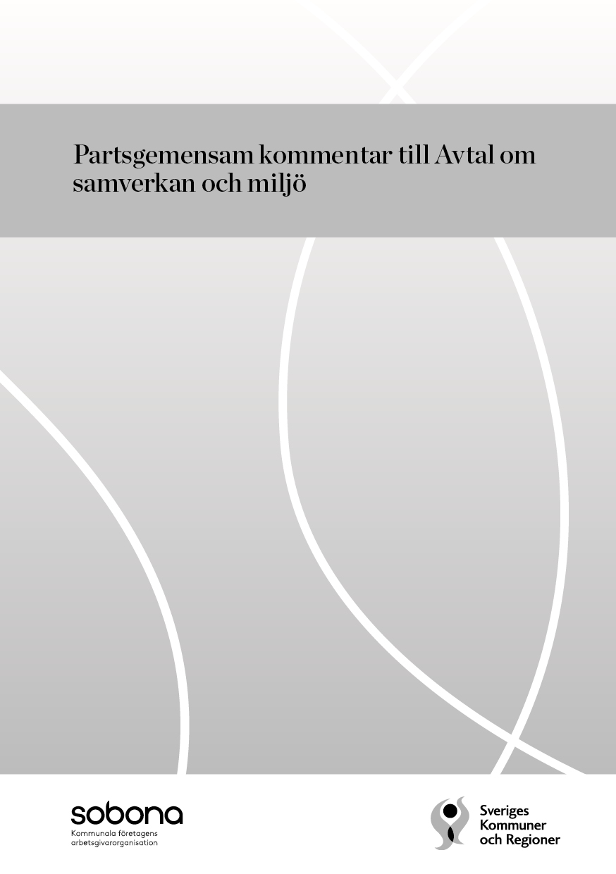 Bok: Partsgemensam kommentar till Avtal om samverkan och arbetsmiljö